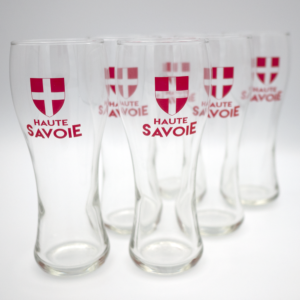 Lot de 6 verres à bière Haute-Savoie