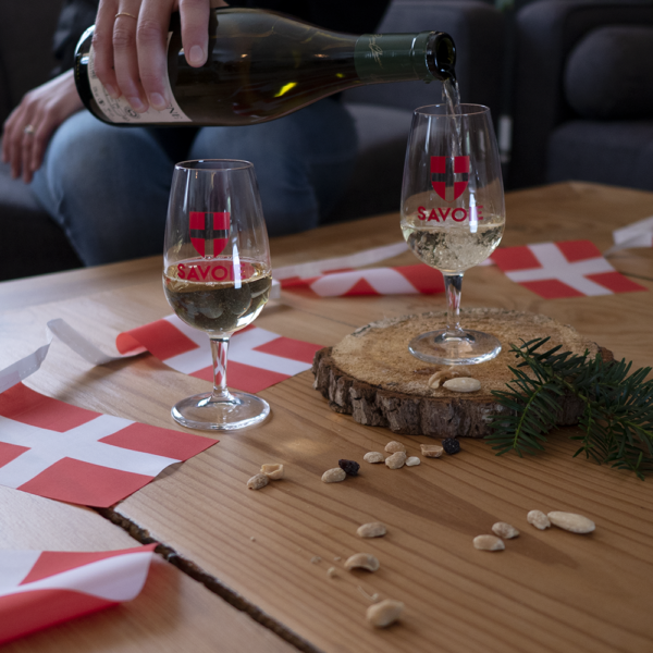 Verre à vin Savoie imprimé en France