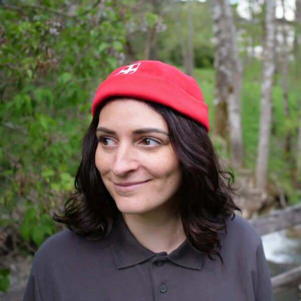 Bonnet Docker rouge