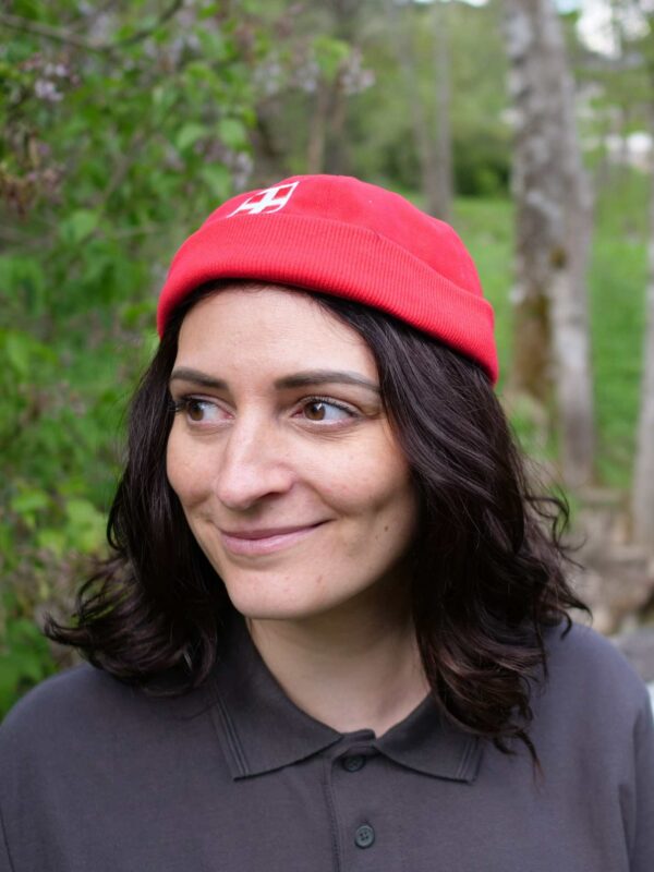 Bonnet Docker rouge