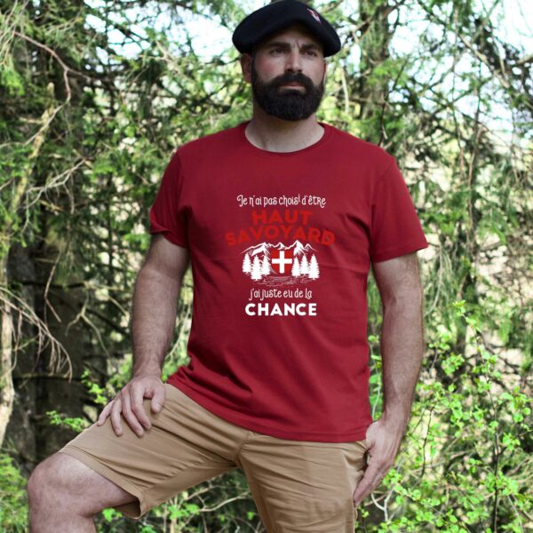 T-shirt "Haut-Savoyard : J'ai juste eu de la chance" – Image 4