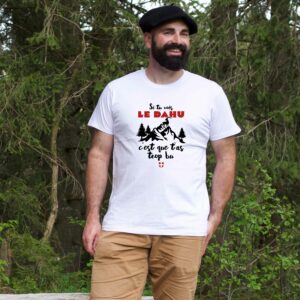 T-shirt "Si tu vois le dahu, c'est que t'as trop bu" – Image 4