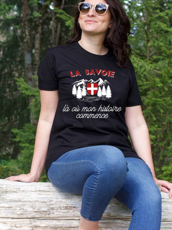 T-shirt "La Savoie, là où mon histoire Commence"