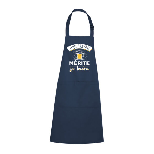 Tablier Tout travail mérite sa bière – Image 4