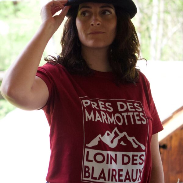 T-shirt Femme - Près des Marmottes loin des Blaireaux – Image 3