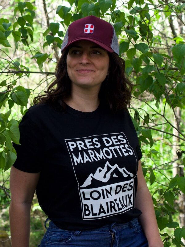 marmotte noir femme