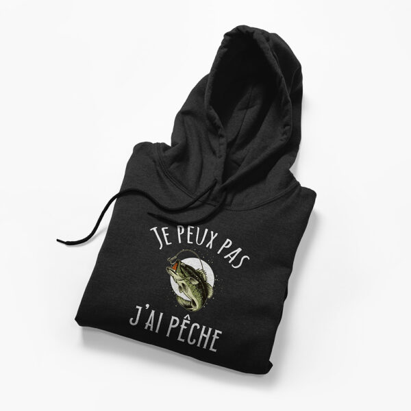 Sweat Homme - Je peux pas j'ai pêche – Image 2