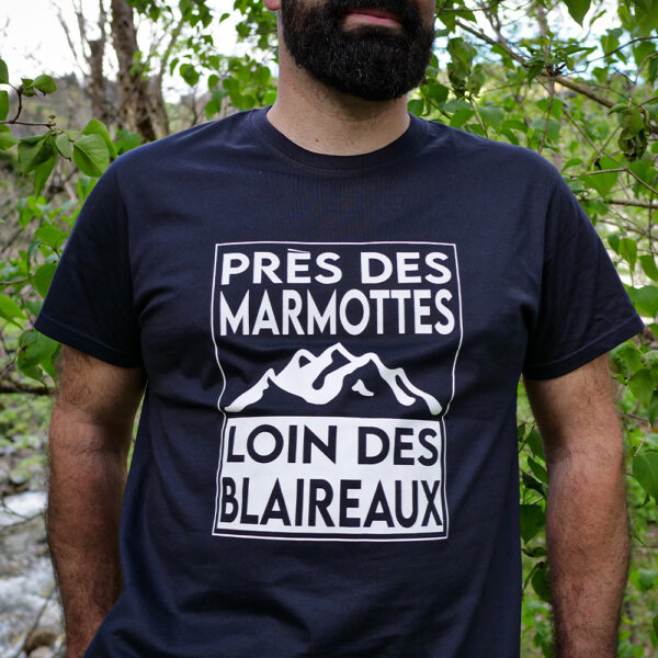 T-shirt Homme - Près des Marmottes loin des Blaireaux – Image 2
