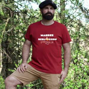 T-shirt Homme - Mangez du reblochon ça rend moins con