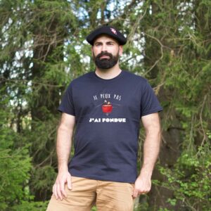 T-shirt Homme - Je peux pas, j'ai fondue