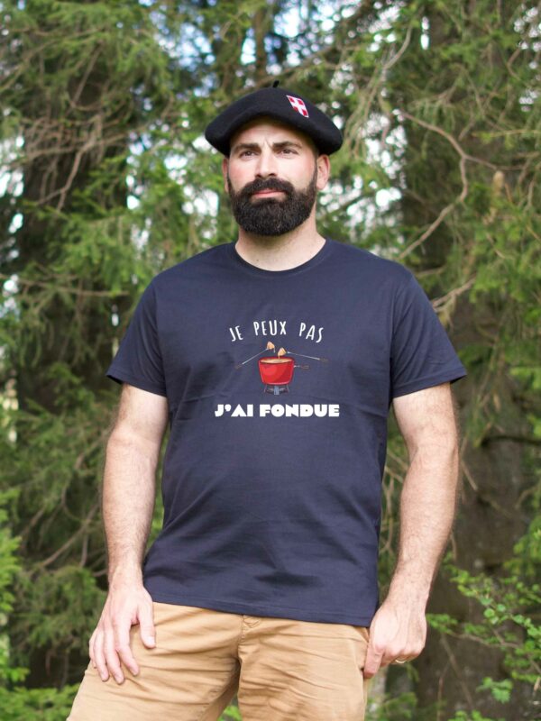 T-shirt Homme - Je peux pas, j'ai fondue