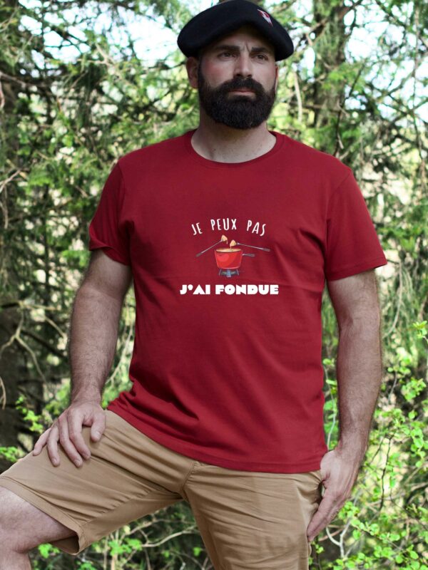 T-shirt Homme - Je peux pas, j'ai fondue