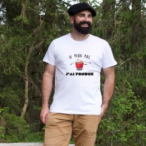 T-shirt Homme - Je peux pas, j'ai fondue