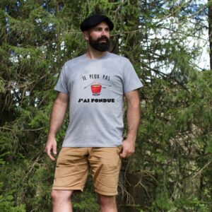 T-shirt Homme - Je peux pas, j'ai fondue