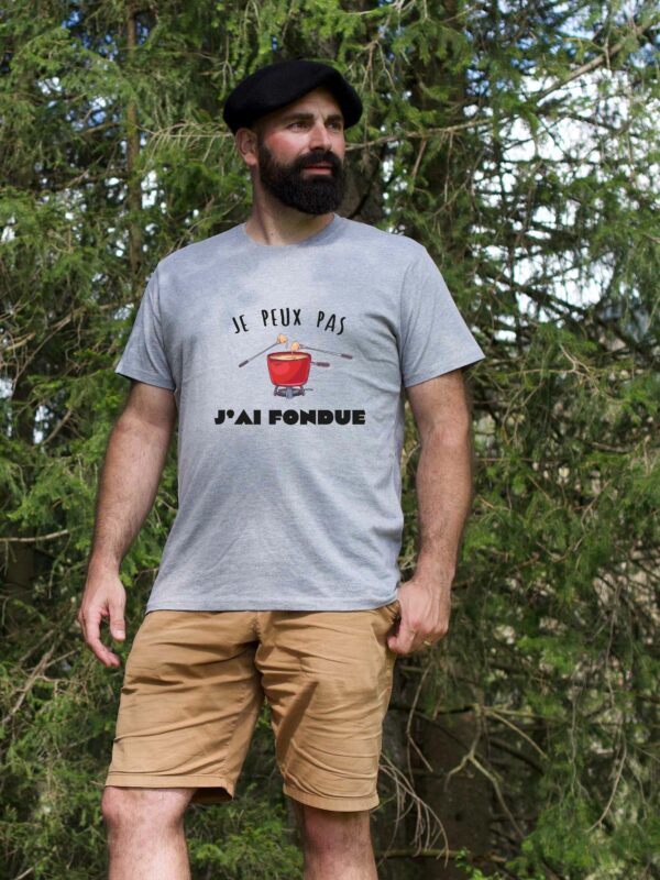 T-shirt Homme - Je peux pas, j'ai fondue