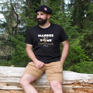 T-shirt Homme - Mangez de la tome ça maintient en forme