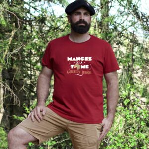 T-shirt Homme - Mangez de la tome ça maintient en forme