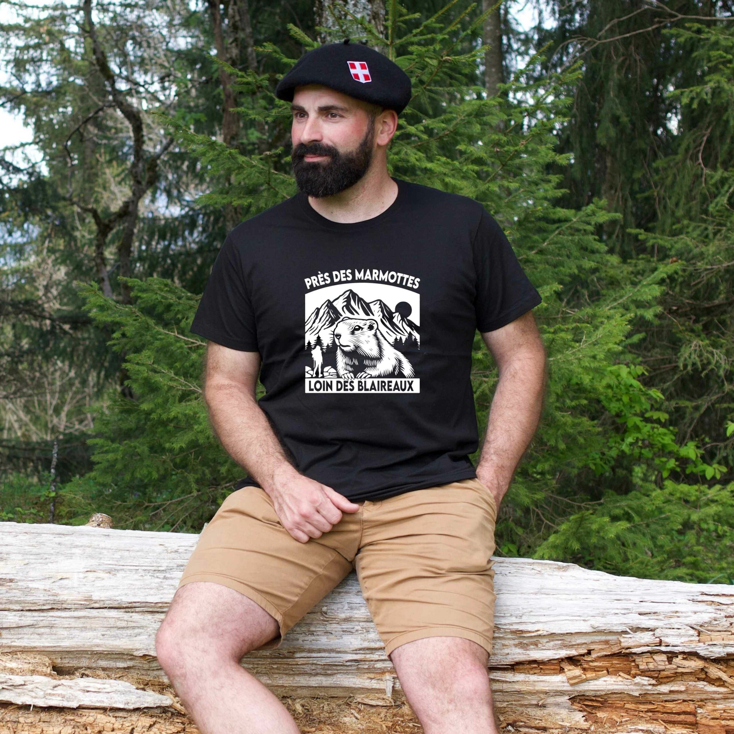 Tee shirt Marmotte Blaireaux - Près des Marmottes loin des Blaireaux (Nouveau modèle) – Image 5