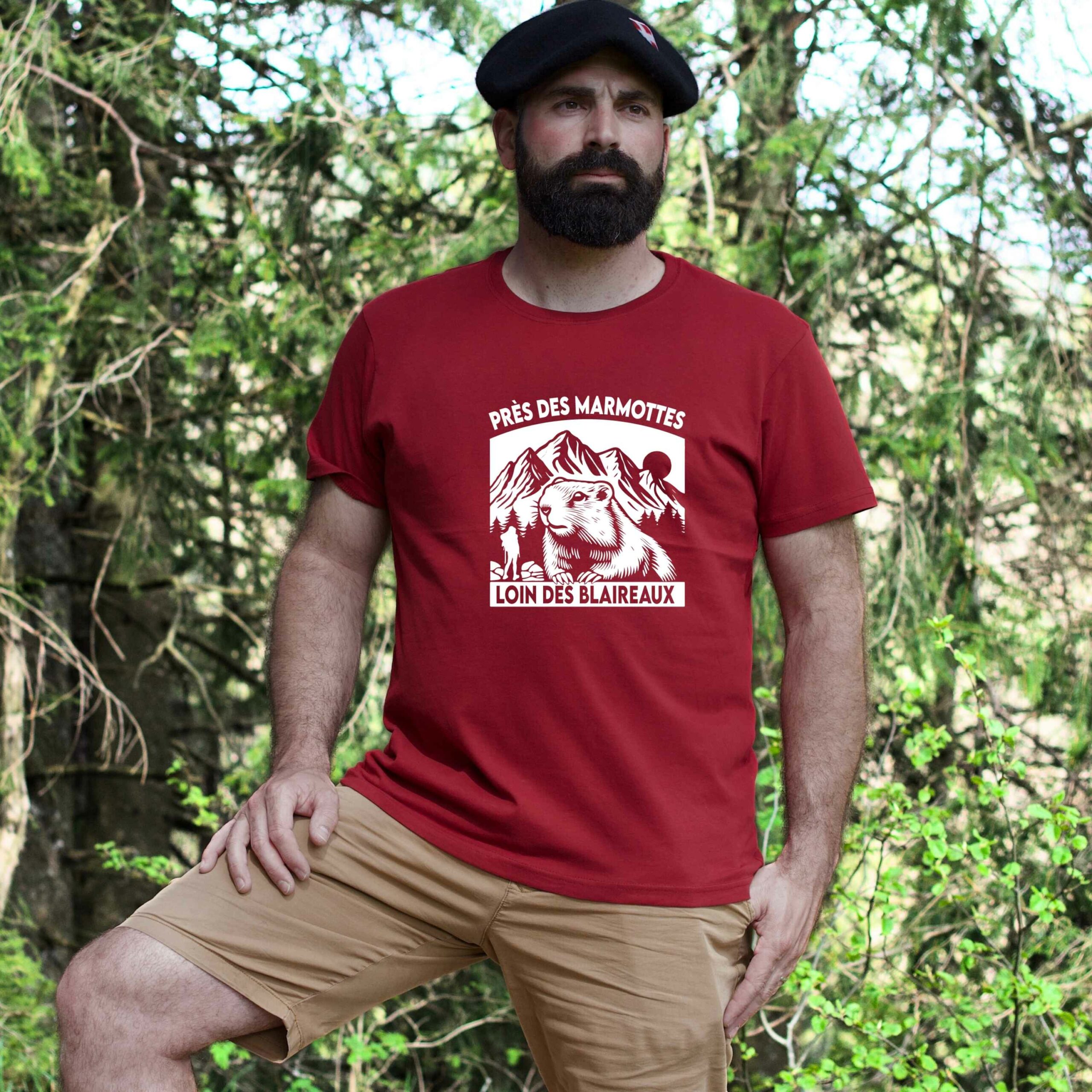 Tee shirt Marmotte Blaireaux - Près des Marmottes loin des Blaireaux (Nouveau modèle) – Image 4