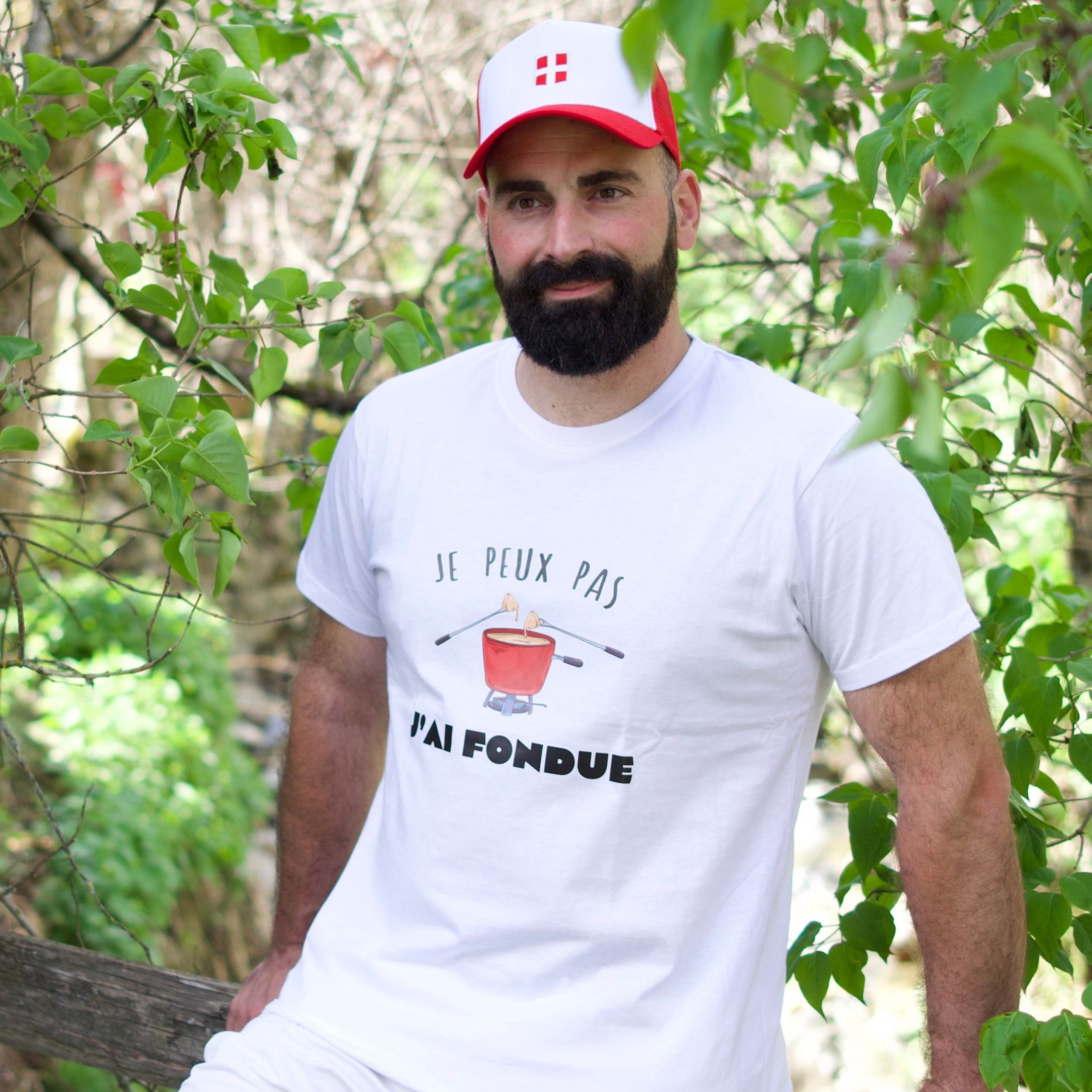 T-shirt Homme - Je peux pas, j'ai fondue – Image 6