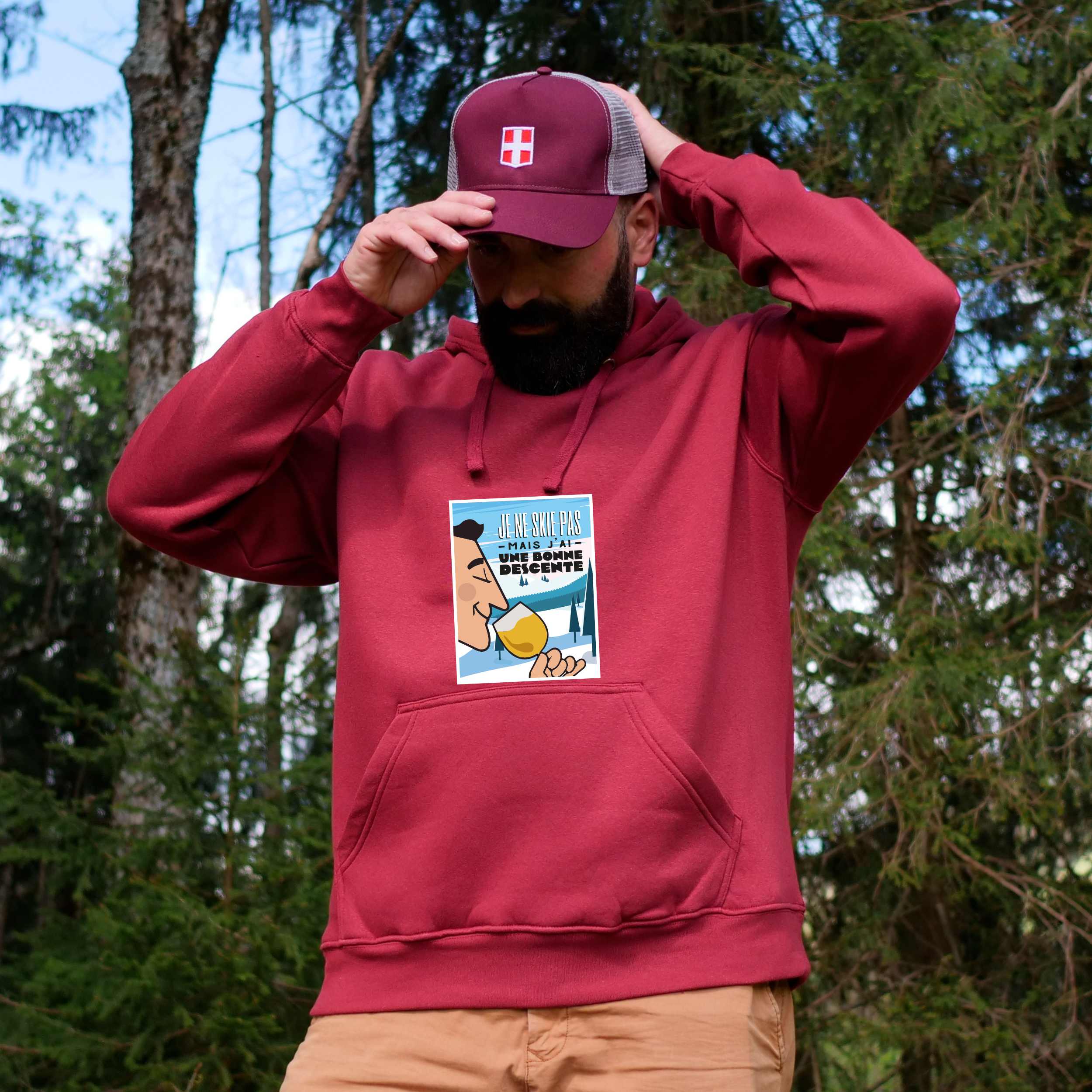 Sweat Homme - Je ne ski pas – Image 4