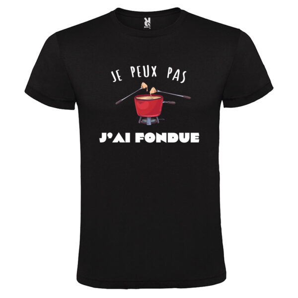 T-shirt Femme - Je peux pas, j'ai fondue – Image 3