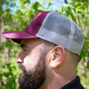 Casquette Trucker Bordeaux