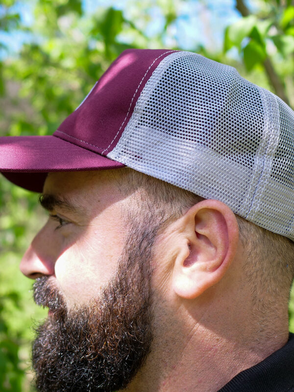Casquette Trucker Bordeaux