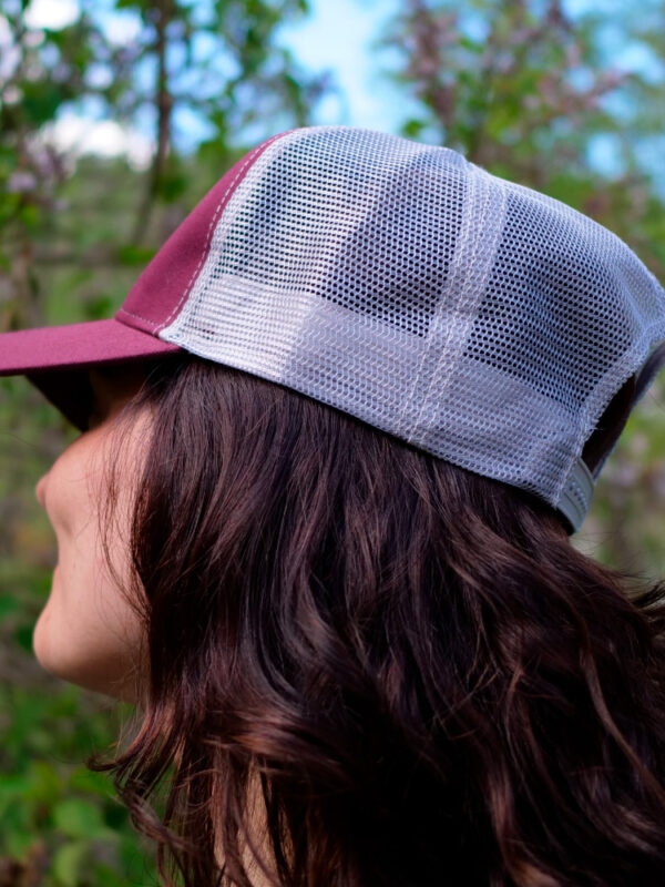 Casquette Trucker Bordeaux