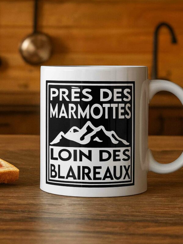 Mug Marmotte Noir