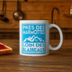 Mug Marmotte Bleu
