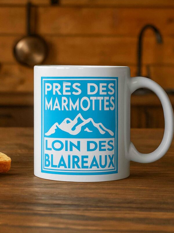 Mug Marmotte Bleu