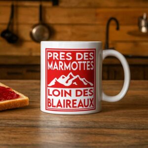 Mug Marmotte Rouge