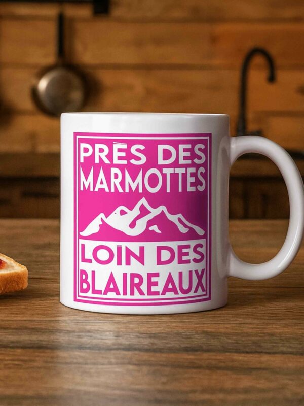 Mug Marmotte Rose