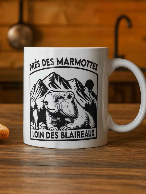 Mug Marmotte Blaireaux