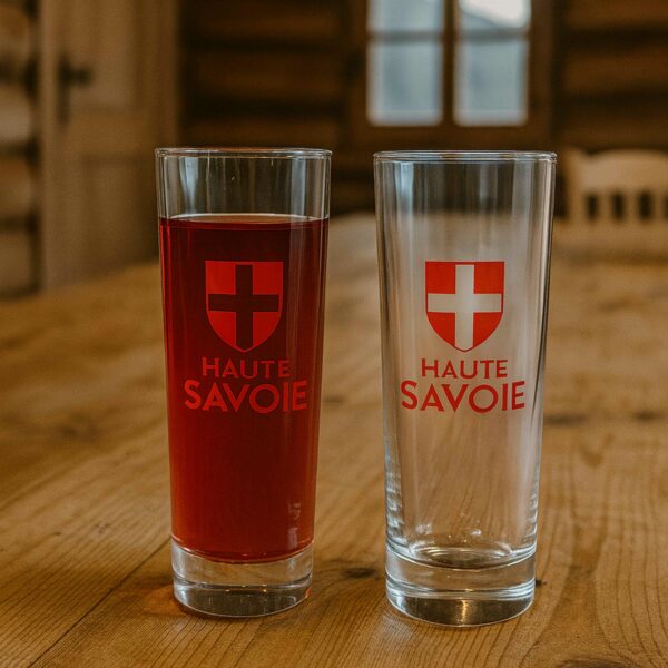 6 Verres à eau Haute-Savoie