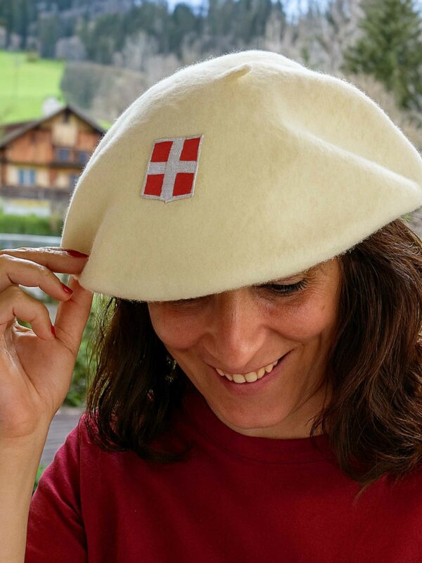Béret savoie femme écru