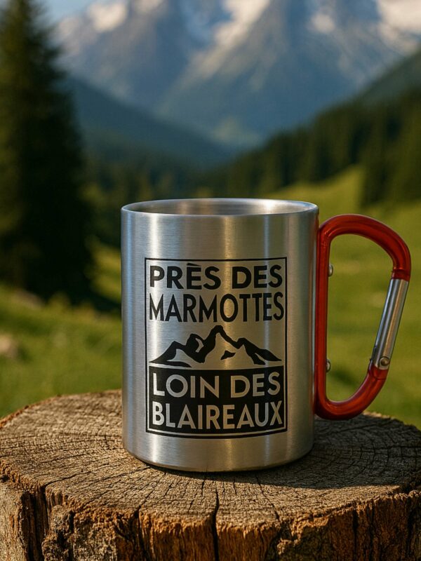 Mug Acier Marmottes