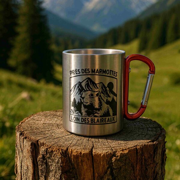 Mug Acier Marmottes Blaireaux