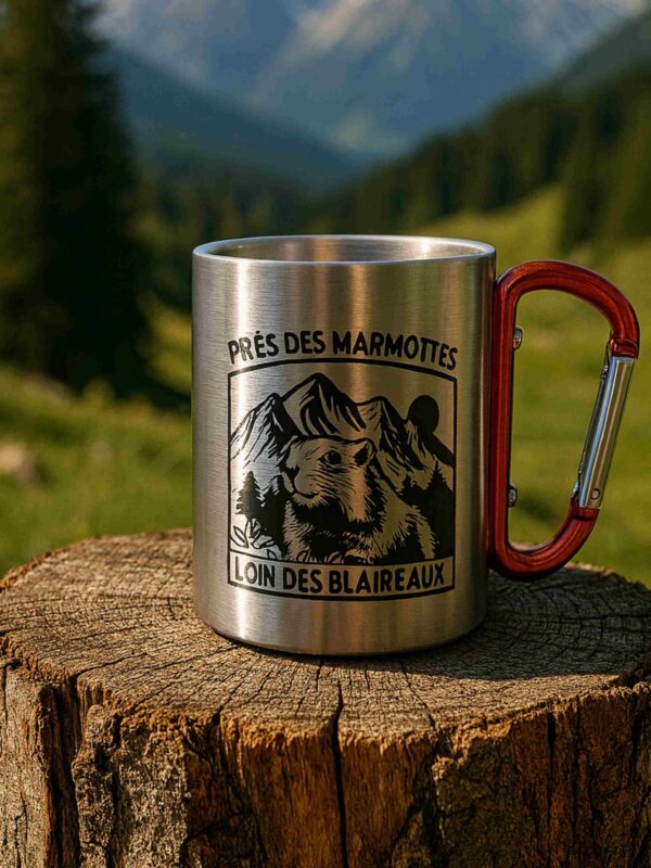 Mug Acier Marmottes Blaireaux