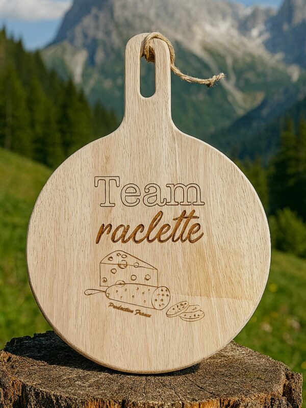 Planche à découper team raclette