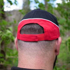 Casquette Savoie Noir & Rouge