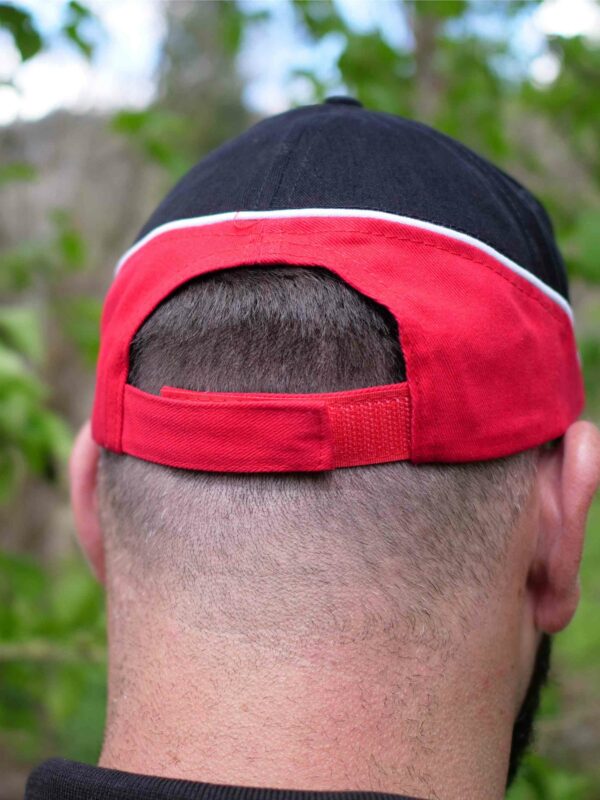 Casquette Savoie Noir & Rouge