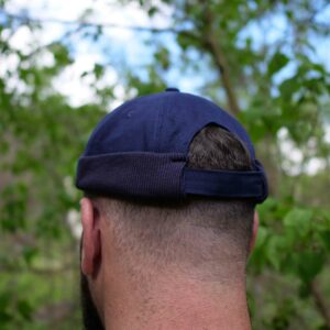 Bonnet Docker Bleu