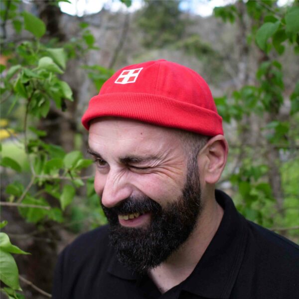 Bonnet Docker Rouge
