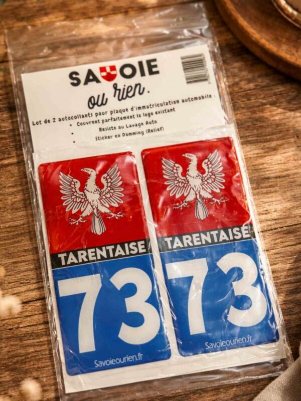 Stick immatriculation Tarentaise