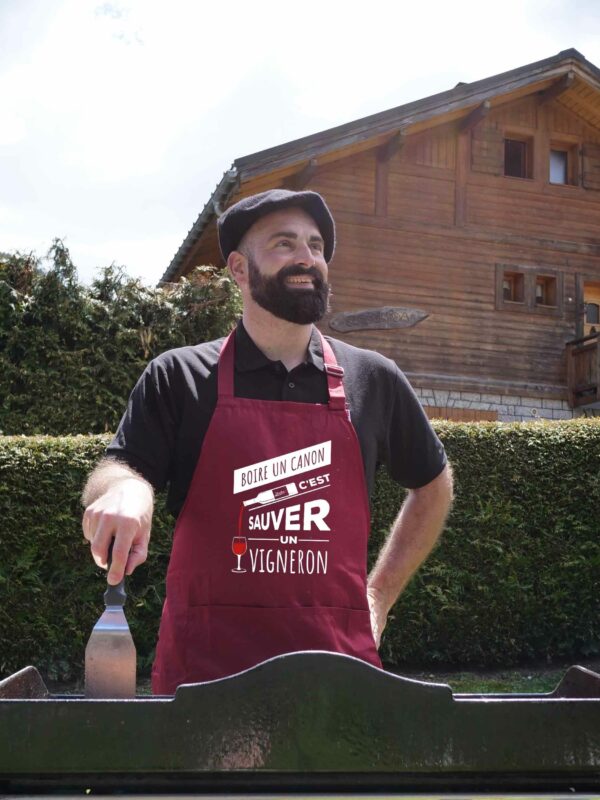 tablier boire un canon