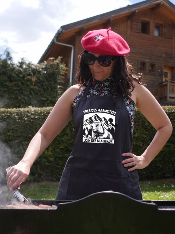Tablier Près des marmottes loin des blaireaux