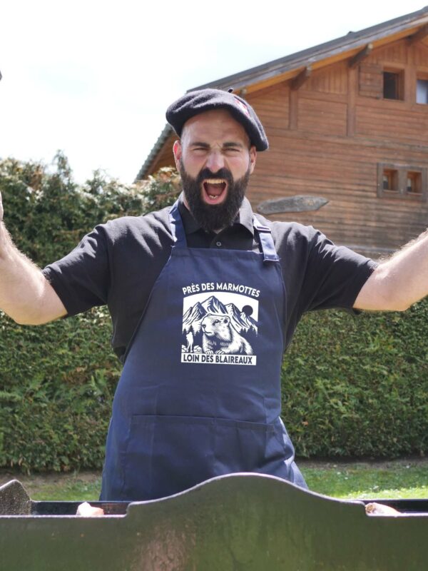 Tablier Près des marmottes loin des blaireaux