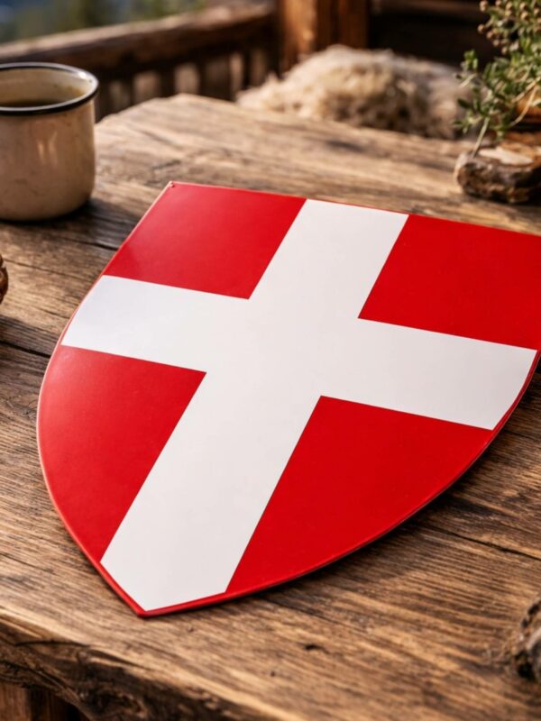 Blason croix de Savoie en Acier